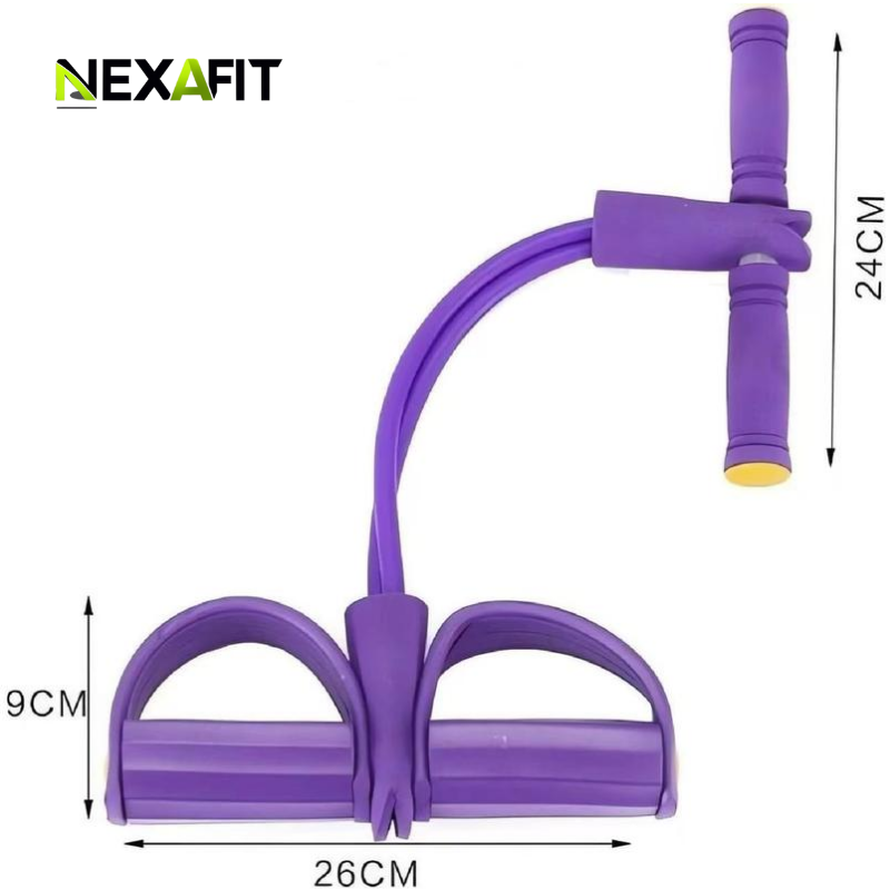 Portable full body sculpting resistance trainer NexaFit
High-tensile latex 6-tube technology detail shot